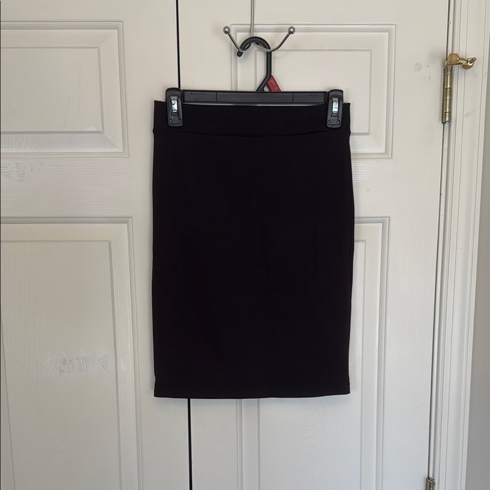 Black Pencil Skirt Size Medium Capsule Wardrobe Basic